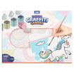 Picture of UNICORN GRAFFITI CANVAS SET 30X40CM